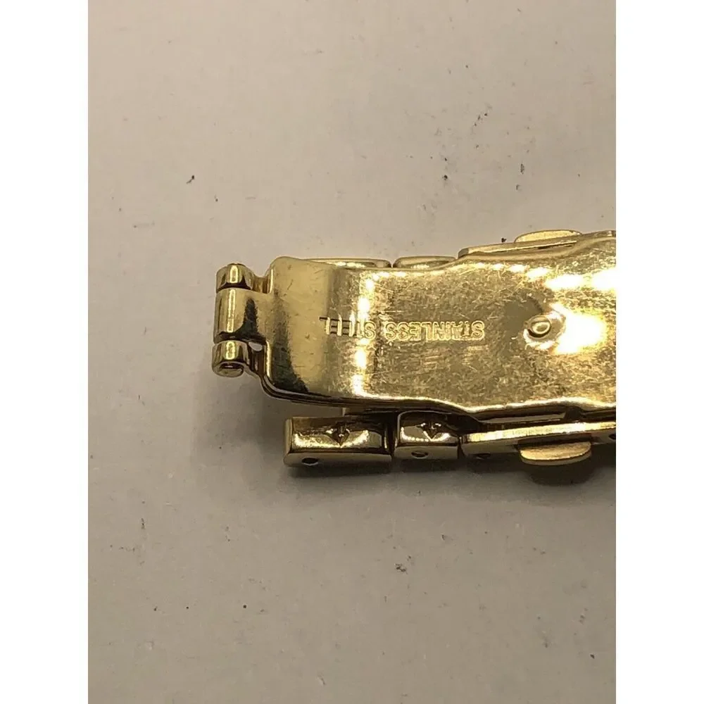 Michael Kors Watch Parts Half Band Links Gold With Clasp 16mm GY34